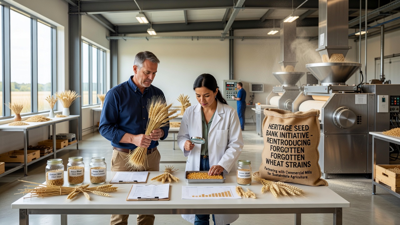 Reviving Heirloom Wheats Through Seed Bank and Mill Partnerships