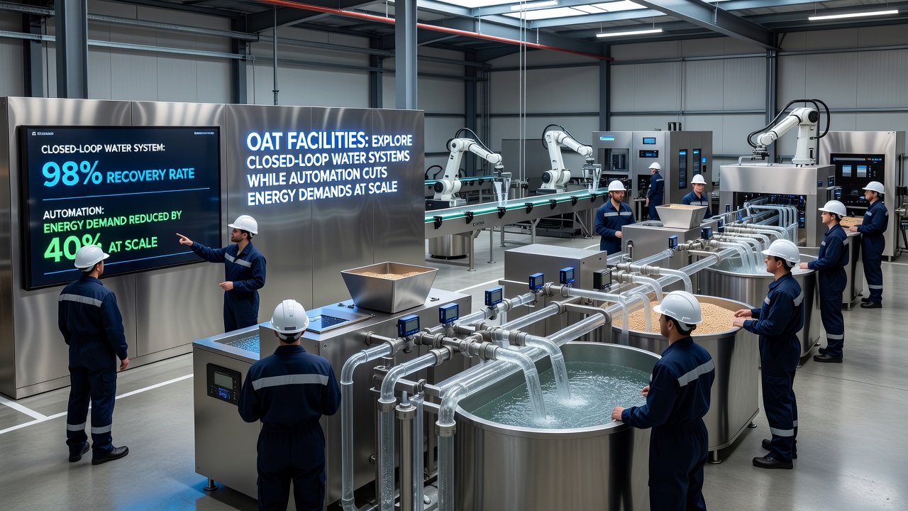 Oat Processing Operations Integrate Closed-Loop Water Recycling Systems While Scaling Automation for Energy Efficiency